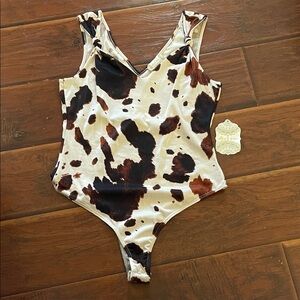 Altar'd State Cow Print Jumpsuit
